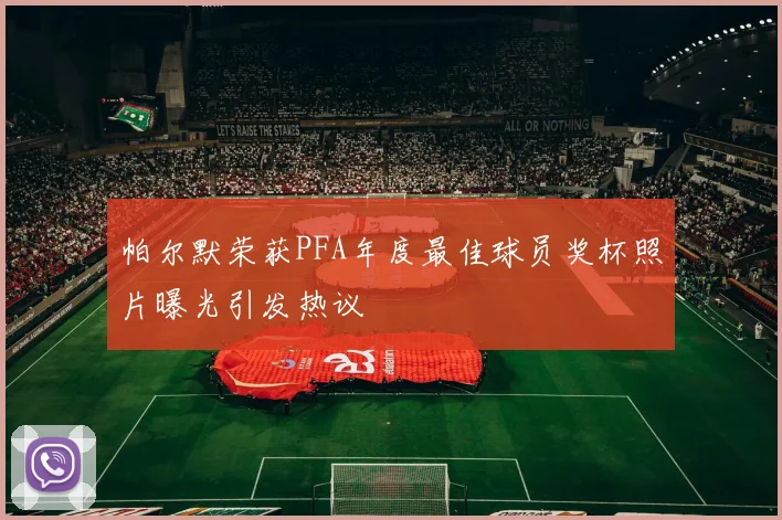 帕尔默荣获PFA年度最佳球员奖杯照片曝光引发热议