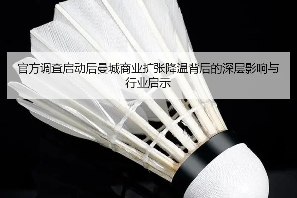 官方调查启动后曼城商业扩张降温背后的深层影响与行业启示（Leyu）